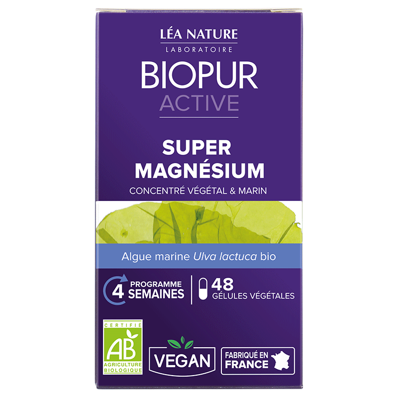 Gélule végétale Super Magnésium Algue marine Ulva lactuca_image